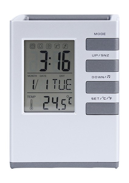 Çok Fonksiyonlu Kalem Takvimi Büyük Ekran Kalem Tutucu Öğrencileri (Yurt Dışından)