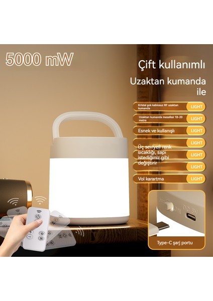 Açık Ultra Uzaktan Kumanda El No Başucu Uyku Gözü Yumuşak Işık Gece Lambası (Yurt Dışından) fiyatları