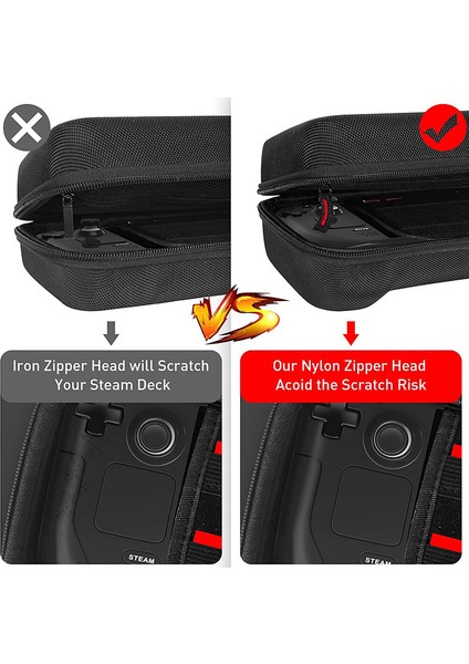 Taşınabilir Eva Oxford Kumaş Steam Deck OLED Oyun Konsol Saklama Paketi (Yurt Dışından) modelleri