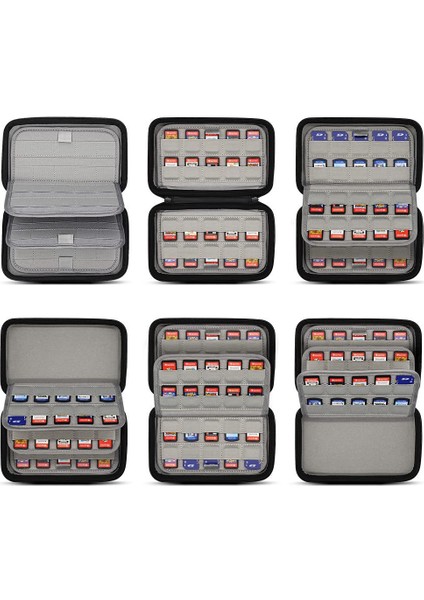 80 Cardog Naylon Malzeme Switch OLED Oyun Kartı Saklama Kutusu Için (Yurt Dışından) modelleri