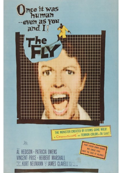 The Fly (1958) Afiş - Poster ( Folyo ) - Afiş - POSTER-6966 ( 70 cm x 100 cm )