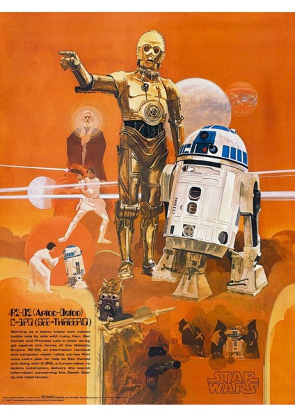 Star Wars (1977) 0007 Afiş - Poster ( Folyo ) - Afiş - POSTER-6082 ( 70 cm x 100 cm )