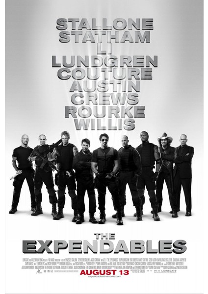 The Expendables (2010) 1 Afiş - Poster ( Folyo ) - Afiş - POSTER-6855 ( 70 cm x 100 cm )