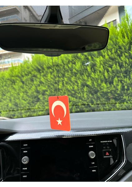 Oto Koku Türkiye Ay-Yıldız Araba Kağıt Asma Koku 2 Adet