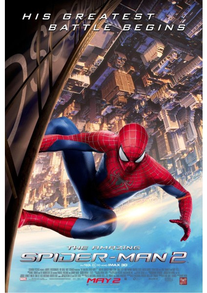 The Amazing Spider-Man 2 (2014) 11 Afiş - Poster ( Folyo ) - Afiş - POSTER-6533 ( 70 cm x 100 cm )
