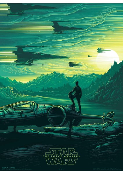 Star Wars The Force Awakens (2015) 1 Afiş - Poster ( Folyo ) - Afiş - POSTER-6127 ( 70 cm x 100 cm )