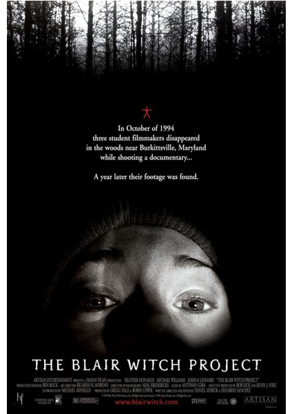 The Blair Witch Project (1999) Afiş - Poster ( Folyo ) - Afiş - POSTER-6617 ( 70 cm x 100 cm )