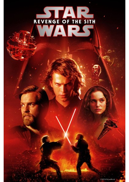 Star Wars Episode Iıı - Revenge Of The Sith (2005) Afiş - Poster ( Folyo ) - Afiş - POSTER-6115 ( 70 cm x 100 cm )