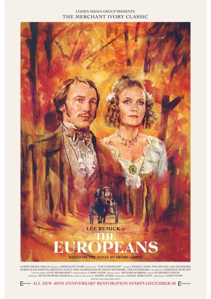 The Europeans (1979) Afiş - Poster ( Folyo ) - Afiş - POSTER-6836 ( 70 cm x 100 cm )