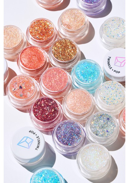 Çok Amaçlı Kullanım İçin Yoğun Sim İçerikli Jel Twinkle Pop JellyGlitter(#6 Bronze Banzzak