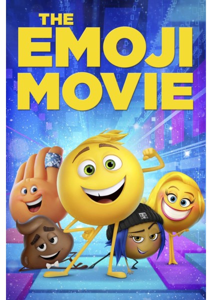 The Emoji Movie (2017) 5 Afiş - Poster ( Folyo ) - Afiş - POSTER-6799 ( 70 cm x 100 cm )