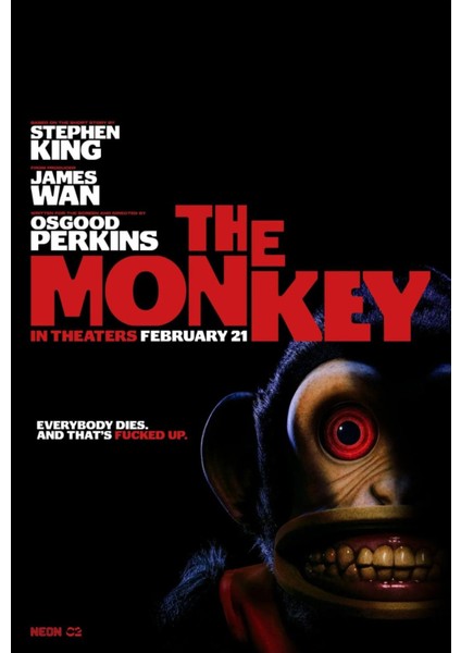 The Monkey (2025) 0002 (Folyo / Afiş / Poster) 7643 ( 70 cm x 100 cm )