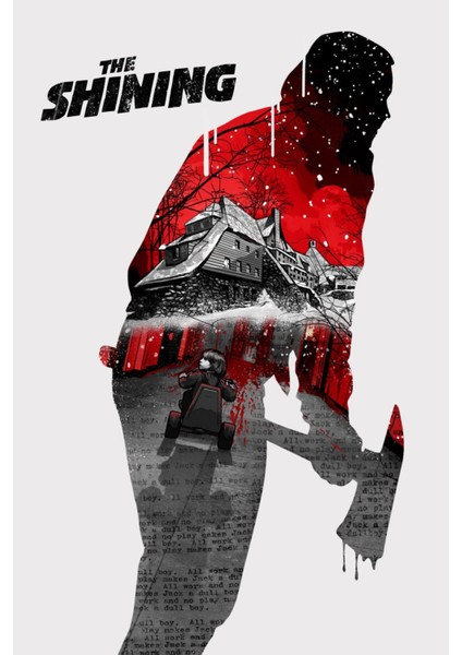 The Shining (1980) 3 (Folyo / Afiş / Poster) 7857 ( 70 cm x 100 cm )