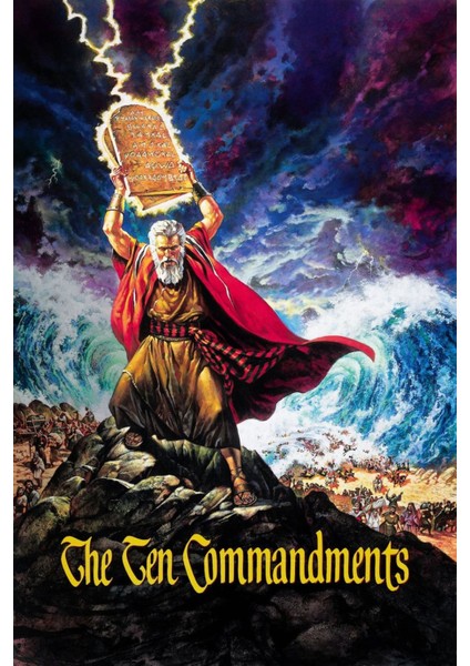 The Ten Commandments (1956) 1 (Folyo / Afiş / Poster) 7960 ( 70 cm x 100 cm )