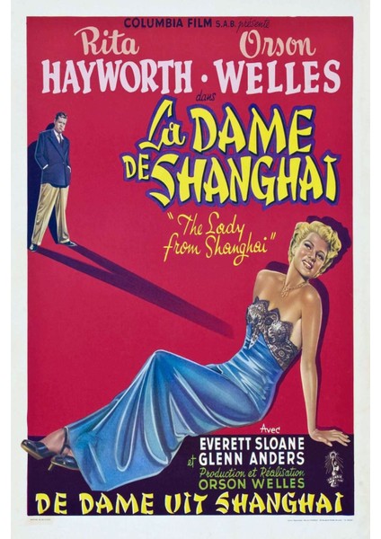 The Lady From Shanghai (1947) (Folyo / Afiş / Poster) 7358 ( 70 cm x 100 cm )