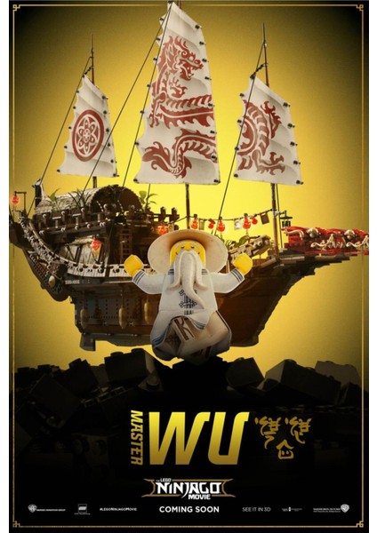 The L.e.g.o Ninjago Movie 2017 10 ( 70 cm x 100 cm )