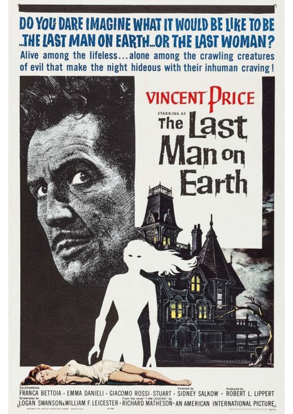 The Last Man On Earth (1964) (Folyo / Afiş / Poster) 7374 ( 70 cm x 100 cm )