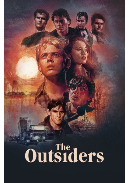 The Outsiders (1983) (Folyo / Afiş / Poster) 7713 ( 70 cm x 100 cm )