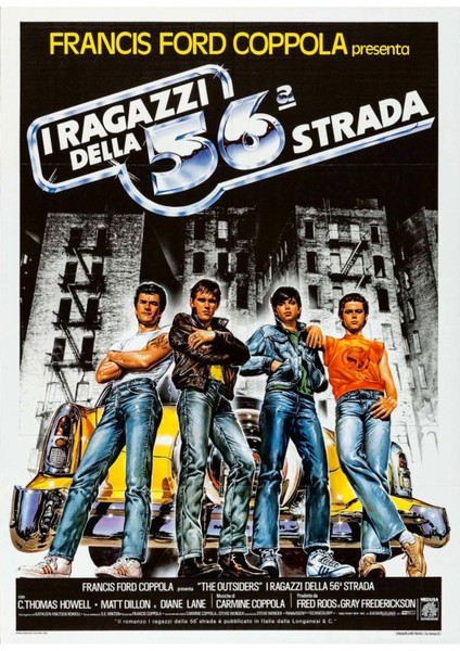 The Outsiders (1983) 3 (Folyo / Afiş / Poster) 7712 ( 70 cm x 100 cm )