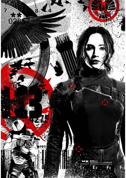 The Hunger Games Mockingjay - Part 1 (2014) 0001 (Folyo / Afiş / Poster) 7229 ( 70 cm x 100 cm )