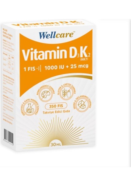 Vitamin D3K2 Sprey 30 ml