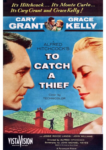 To Catch A Thief (1955) 4 (Folyo / Afiş / Poster) 8240 ( 70 cm x 100 cm )