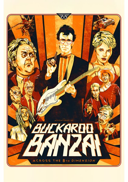 The Adventures Of Buckaroo Banzai Across 3 (Folyo / Afiş / Poster) ( 70 cm x 100 cm )