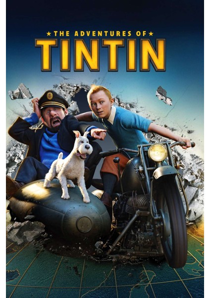 The Adventures Of Tintin 2011 5 (Folyo / Afiş / Poster) ( 70 cm x 100 cm )