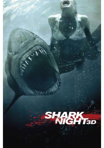 Shark Night 3D 2011 02 Afiş Poster ( 70 cm x 100 cm )