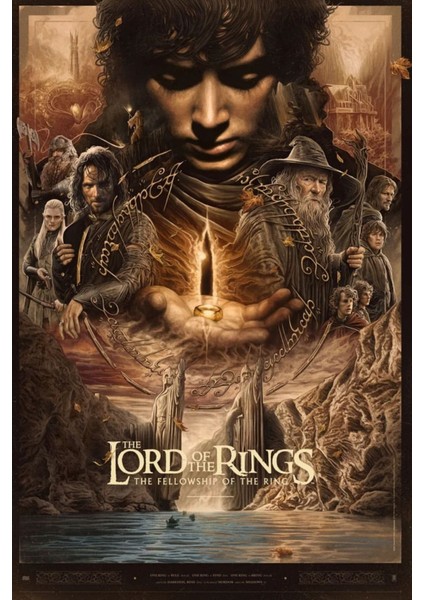 The Lord Of The Rings The Fellowship Of The Ring 2001 8 (Folyo / Afiş / Poster) ( 70 cm x 100 cm )