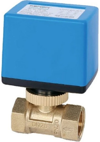 Motorlu Küresel Su Vanası DN20 220V Senkron Motorlu G Bağlantılı 2 Yollu PN16 Elektrikli Zon Vana modelleri