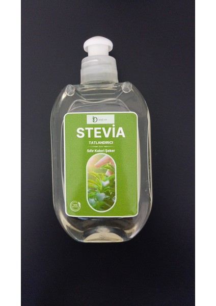Stevia Sıfır Kalori Tatlı Sıcak Soğuk Içecek Tatlandirici 140 gr Sıvı ve 50 gr Yaprak