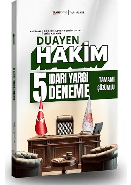 Yakın Eğitim Duayen Hakim İdari Yargı Tamamı Çözümlü 5 Deneme