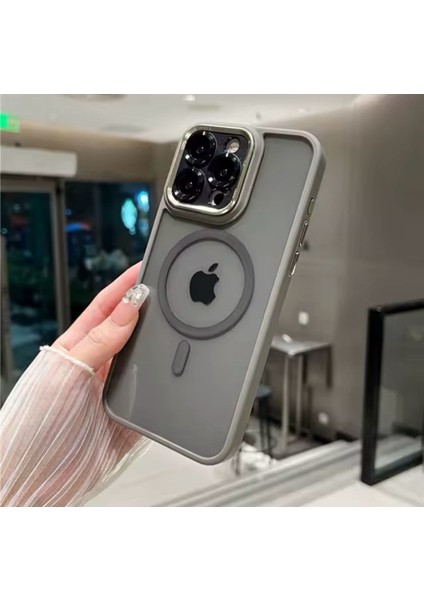 Apple iPhone 12 Titanyum Krom Magsafe Telefon Kılıfı fiyatları