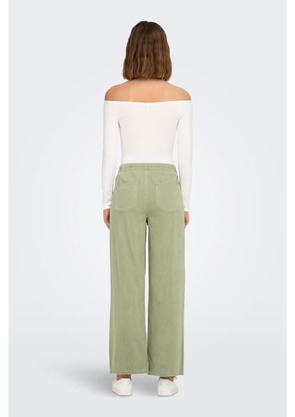 Onlsilla Wide Leg Orta Bel Geniş Paça Pantolon Bayan Pantolon 15340711 fırsatları