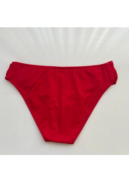 Kırmızı Dar Kalıp Kalın Kenarlı Bikini Altı indirimleri