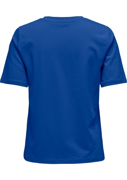 Onlonly Pamuk Regular Fit Bisiklet Yaka T Shirt Bayan T Shirt 15270390 fırsatları