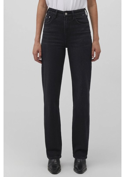 Sky Straight Fit Yüksek Bel Düz Paça Jeans Bayan Kot Pantolon 1010627