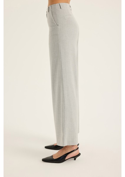 Çizgili Bol Paça Pantolon modelleri