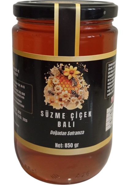 Gölmarmara Doğal Süzme Çiçek Balı 850 gr
