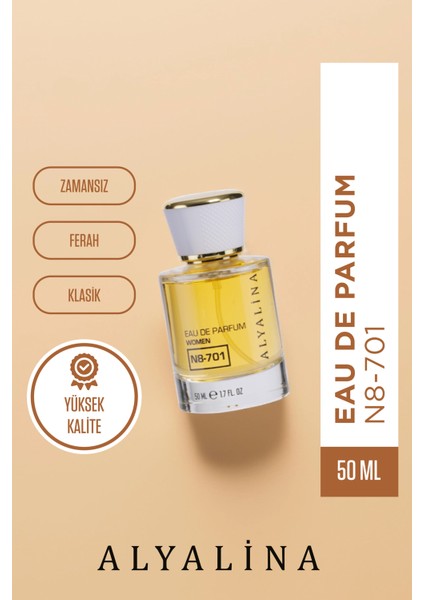 Eau De Parfum Women N8-701 50 ml modelleri