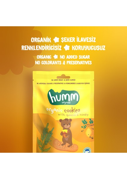 Humm Organik Kinoalı Ballı Kurabiye 55 G. fiyatları