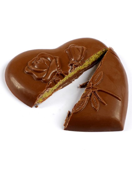 Fotoğraflı Isimli Sevgiliye Hediye Antep Fıstıklı Kadayıflı Dolgulu (Kalp Şeklinde) Dubai Çikolatası fiyatları
