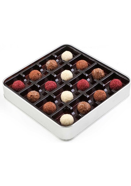 Fotoğraflı Isimli Hediye Karışık Special Truffle Çikolata (Metal Kutu) fiyatları