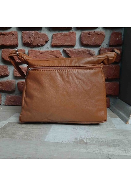 Bayan Çapraz Omuz Çantası Taba GVN-0094