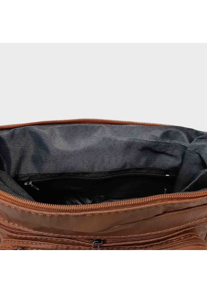 Bayan Çapraz Omuz Çantası Taba GVN-0094