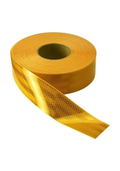 REFLEKTİF ŞERİT 55 MM SARI (SERT YUZEY) (1 MT FİYATIDIR)