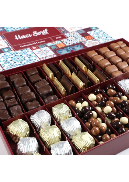 Motif Desenli Kutuda Lezzet Şöleni (Hediyelik) No1 modelleri