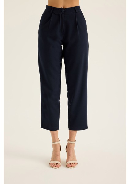 Pileli Yüksek Bel Pantolon fiyatları