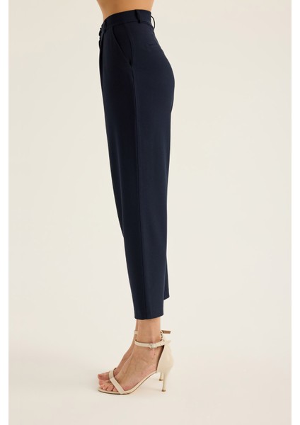 Pileli Yüksek Bel Pantolon modelleri